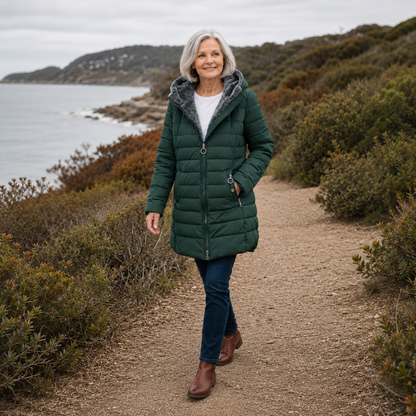 Jami - Quilted A-Line Winter Coat
