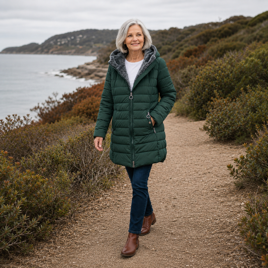 Jami - Quilted A-Line Winter Coat