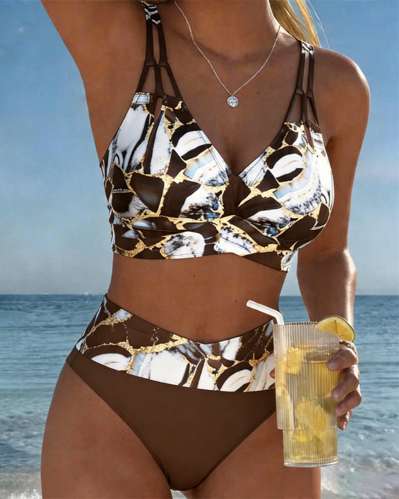 Camille - Bikini Bretelle Découpe Créateur