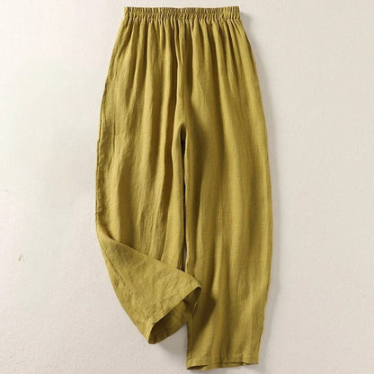 Valentine - Pantalon fluide en coton et lin