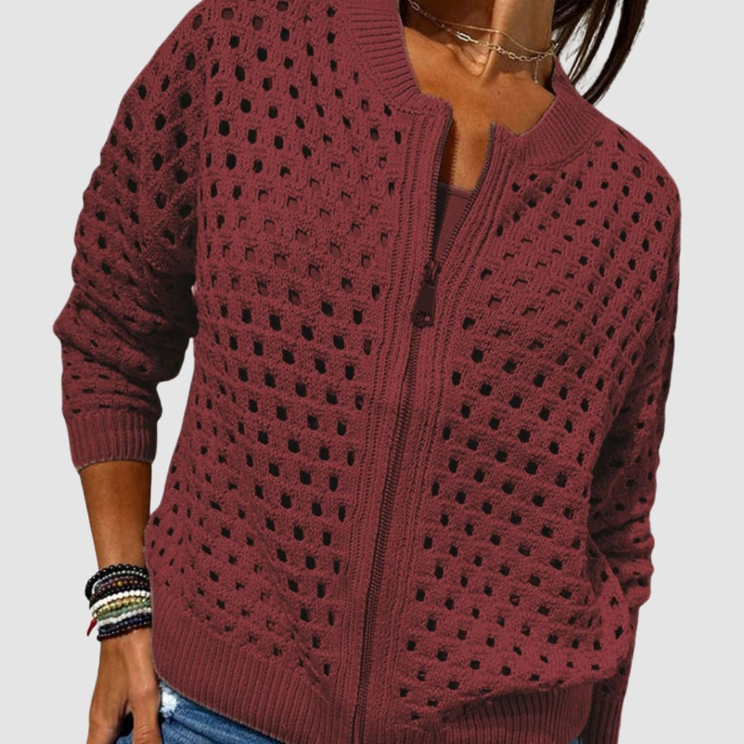 Constance - Cardigan en Maille Haut de Gamme