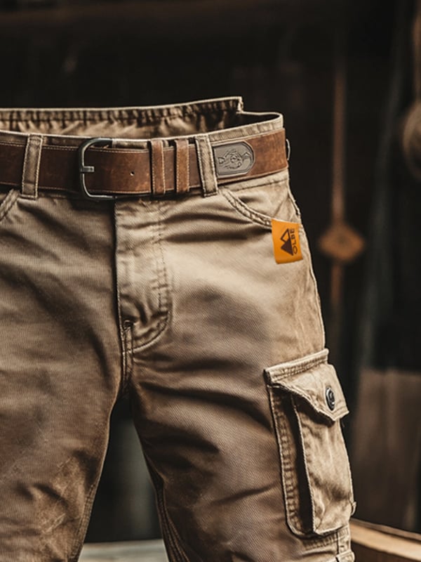 Marc - Short cargo rétro à poches multiples