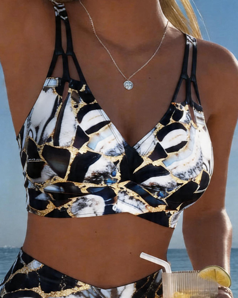 Camille - Bikini Bretelle Découpe Créateur