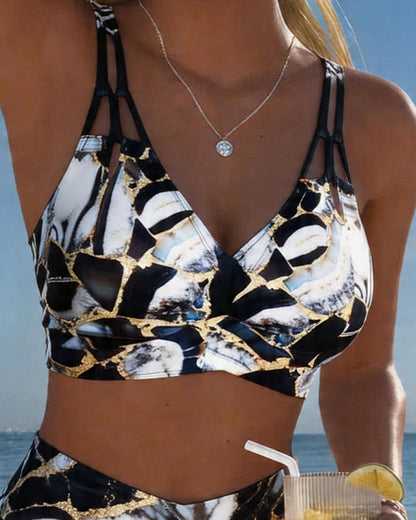 Camille - Bikini Bretelle Découpe Créateur