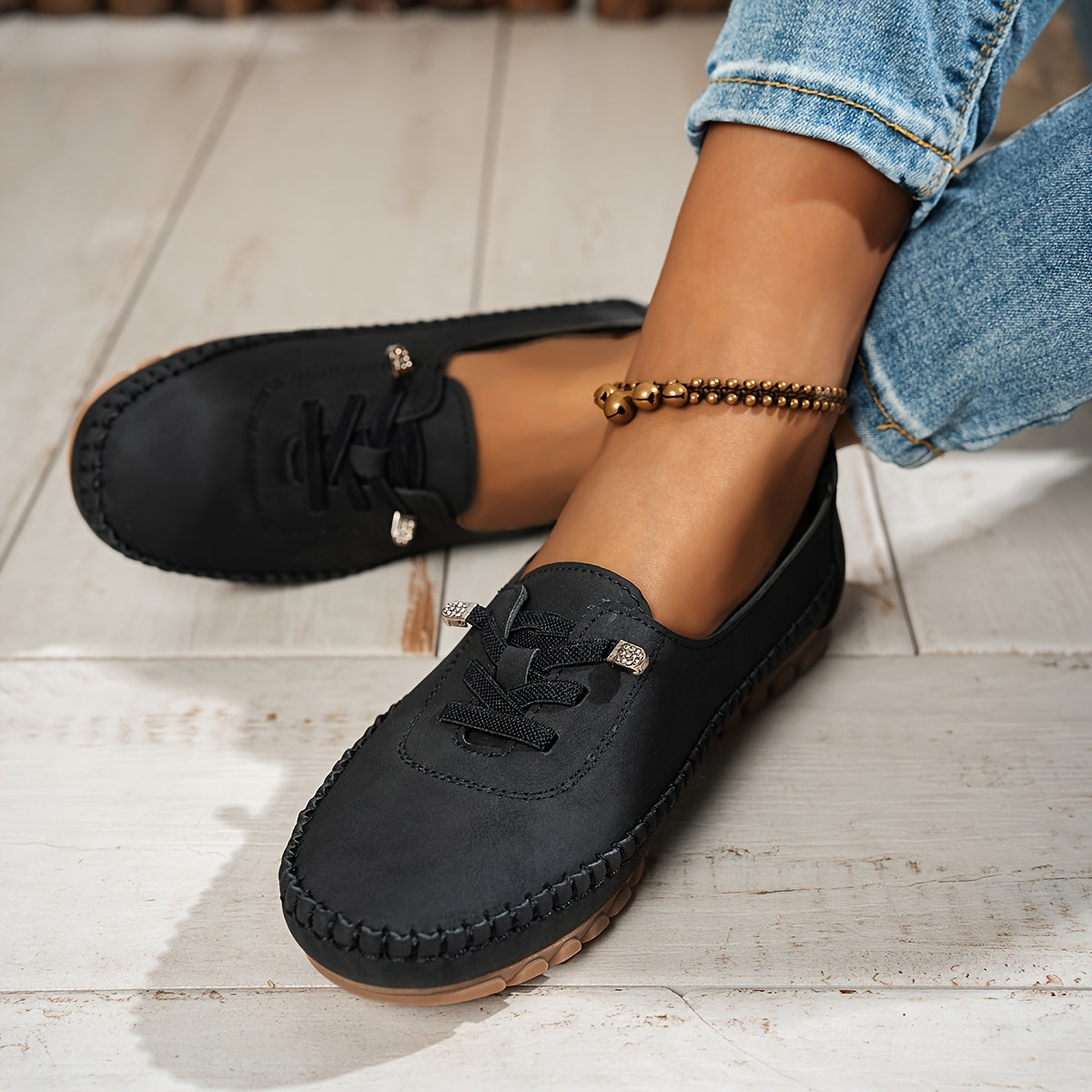 Marion – Mocassins souples à soutien intégral pour pieds sensibles