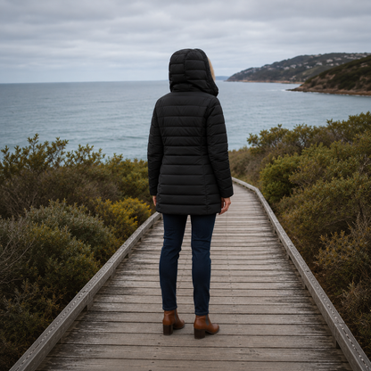 Jami - Quilted A-Line Winter Coat