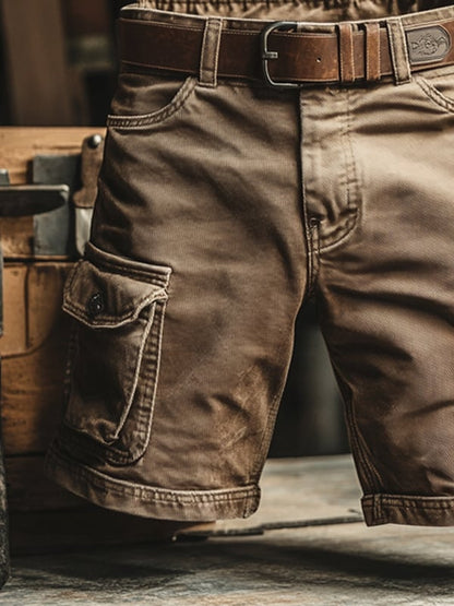 Marc - Short cargo rétro à poches multiples