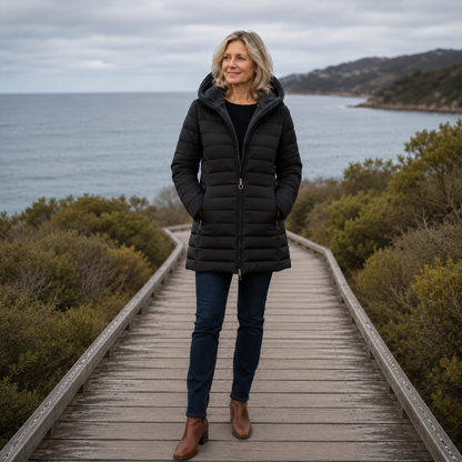 Jami - Quilted A-Line Winter Coat