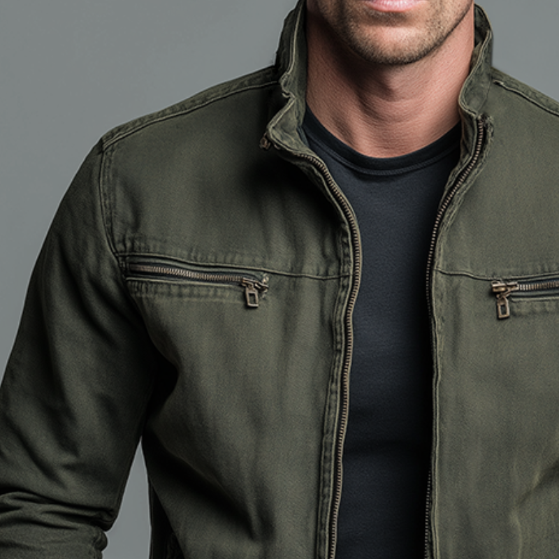 Mason - Vintage Cotton Zip Jacket