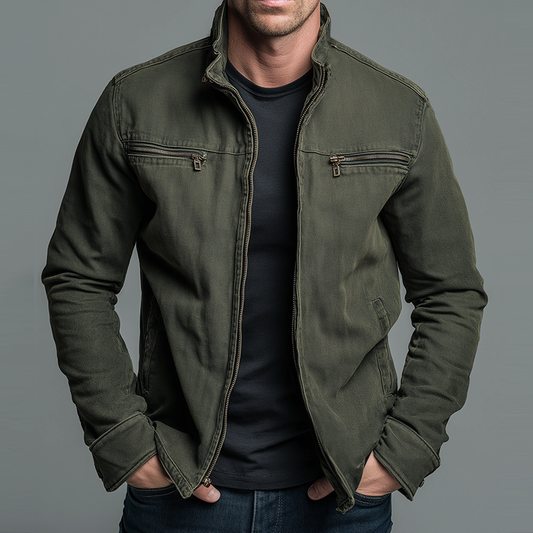 Mason - Vintage Cotton Zip Jacket