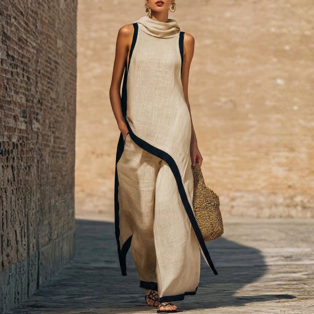 Sorenea - Robe Maxi en Lin