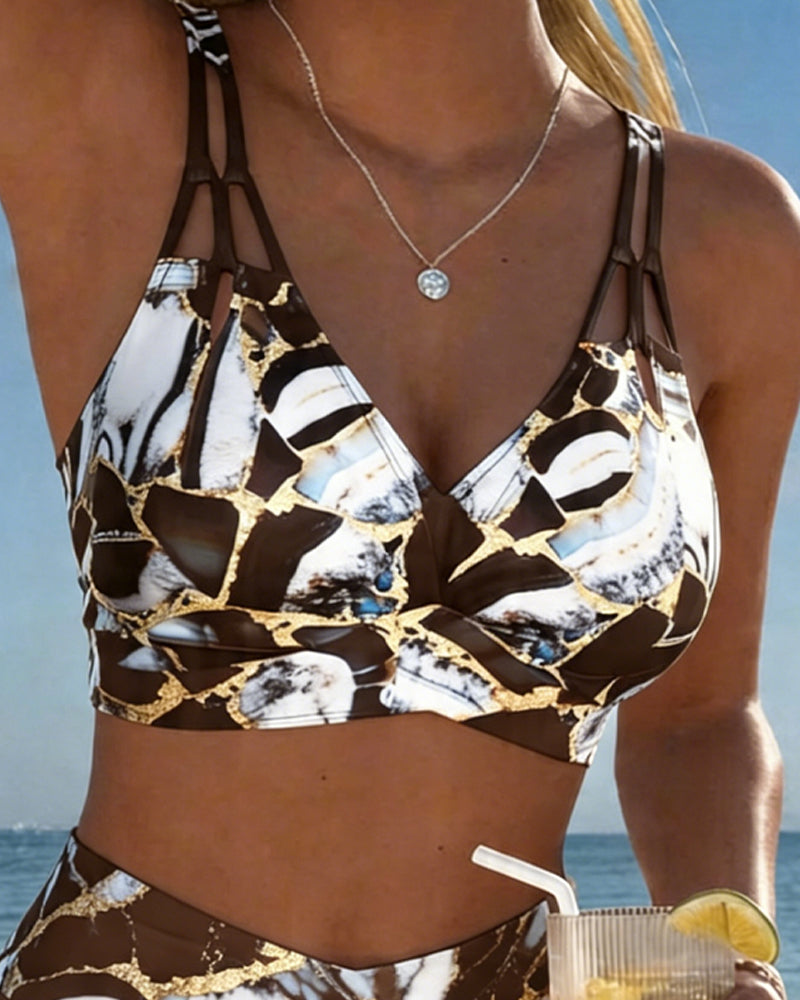 Camille - Bikini Bretelle Découpe Créateur