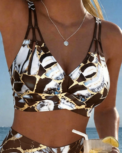 Camille - Bikini Bretelle Découpe Créateur