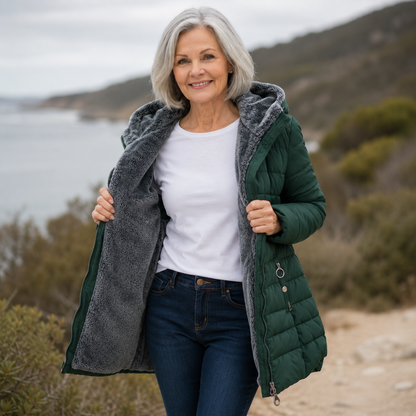 Jami - Quilted A-Line Winter Coat