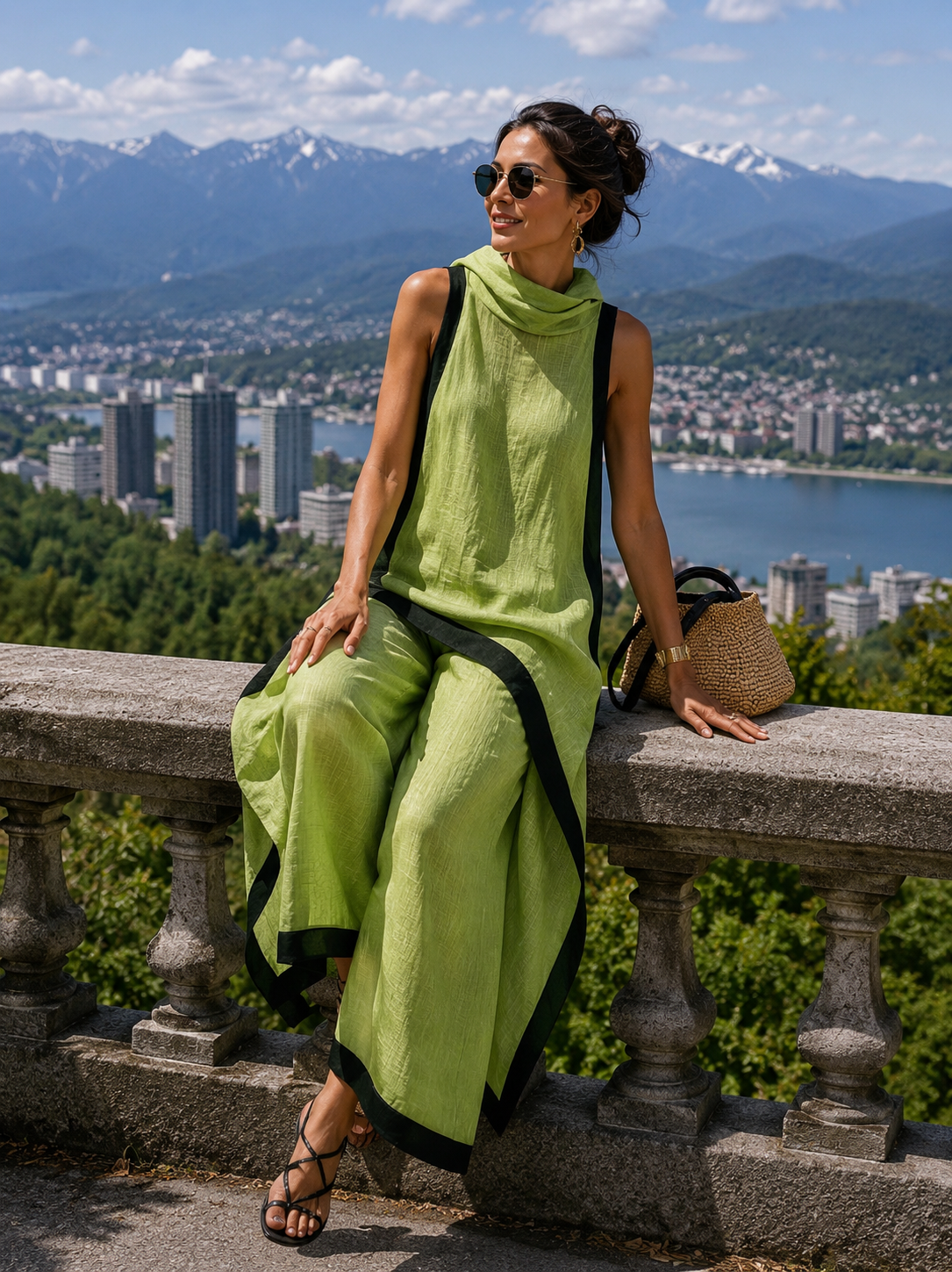 Sorenea - Robe Maxi en Lin