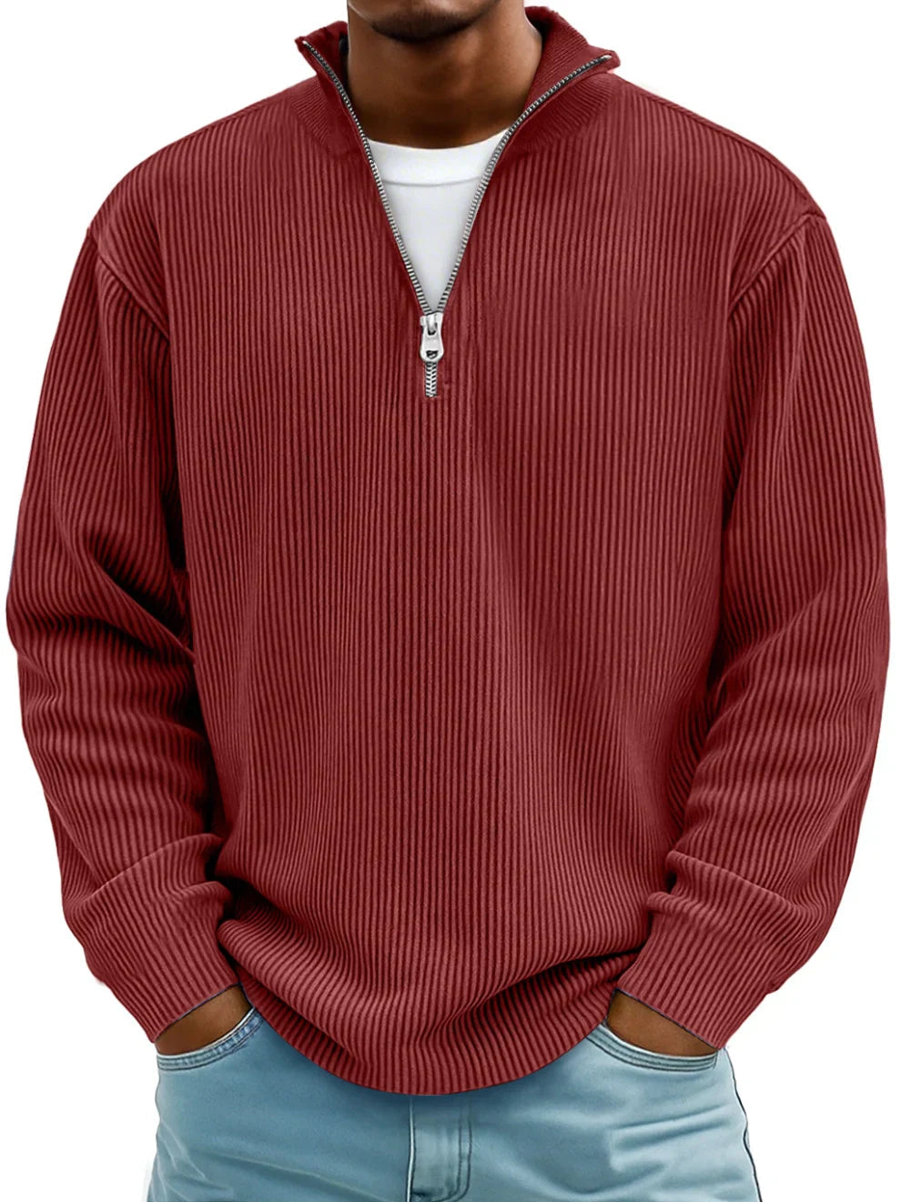 Rami - Half-zip Sweater