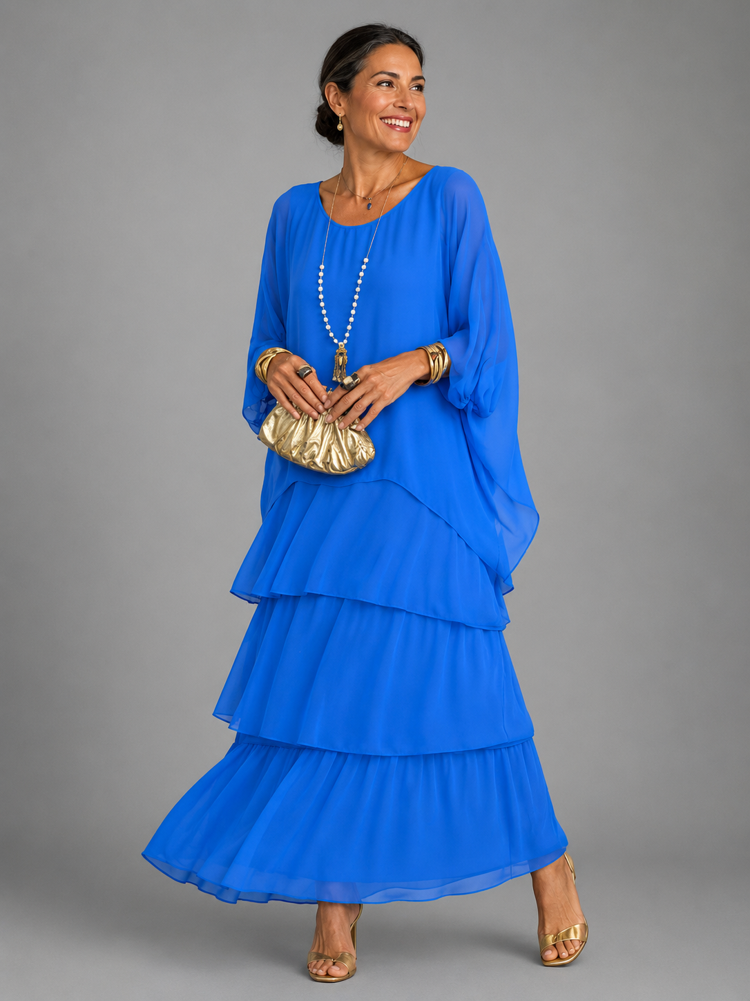 Lara - Elegant Flowing Maxi Dress