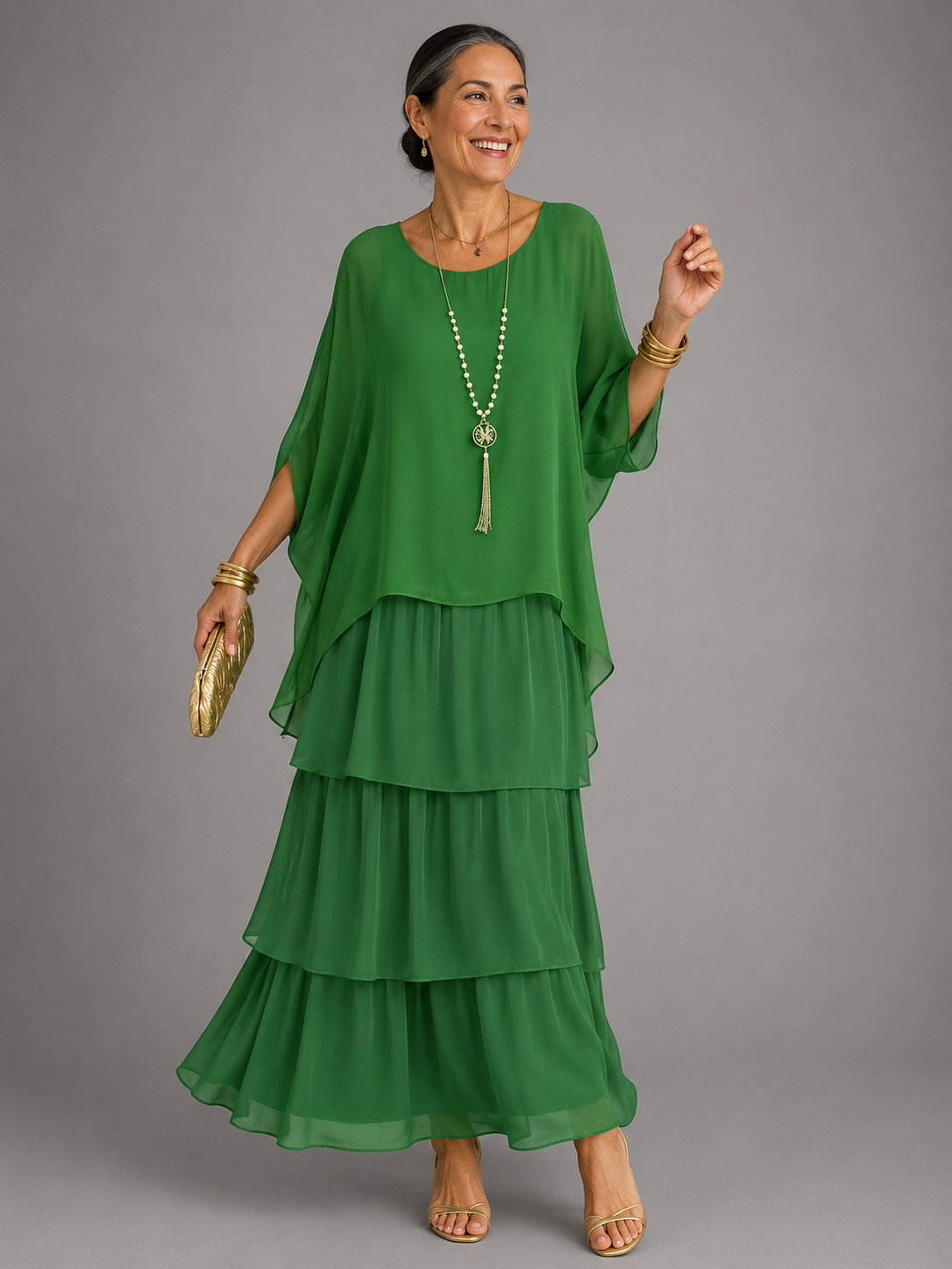 Lara - Elegant Flowing Maxi Dress