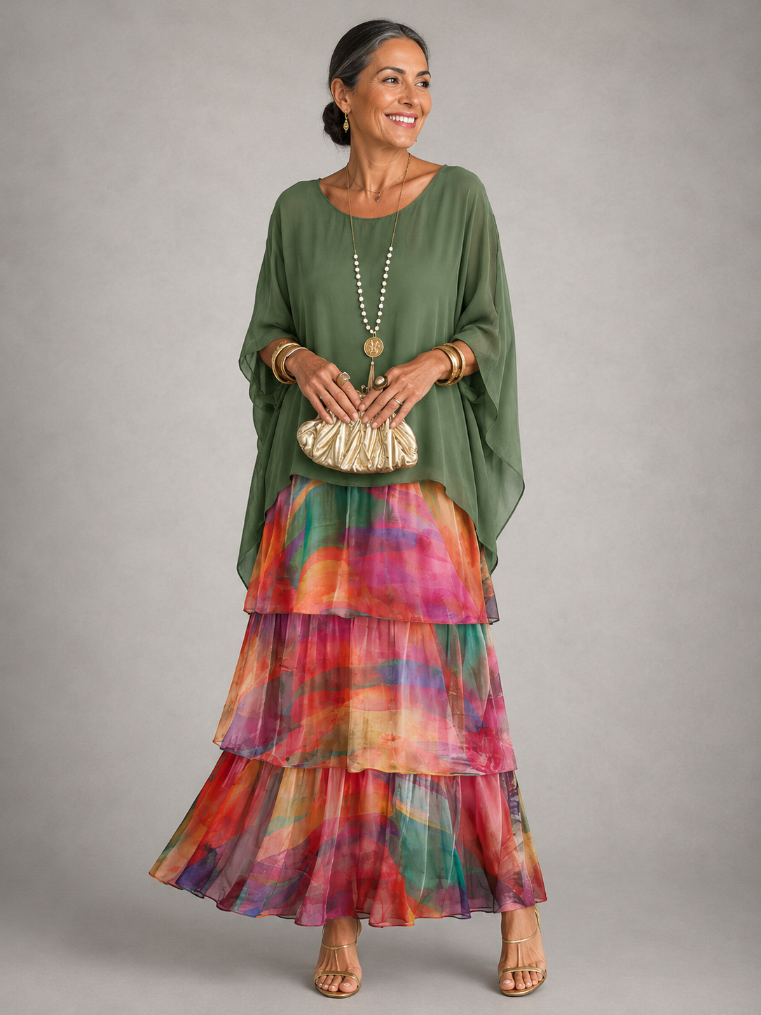 Lara - Elegant Flowing Maxi Dress
