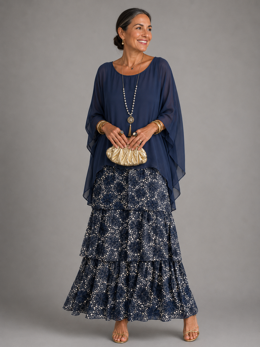 Lara - Elegant Flowing Maxi Dress