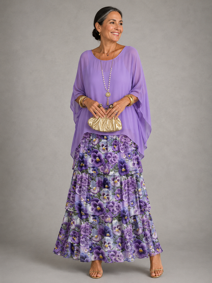 Lara - Elegant Flowing Maxi Dress