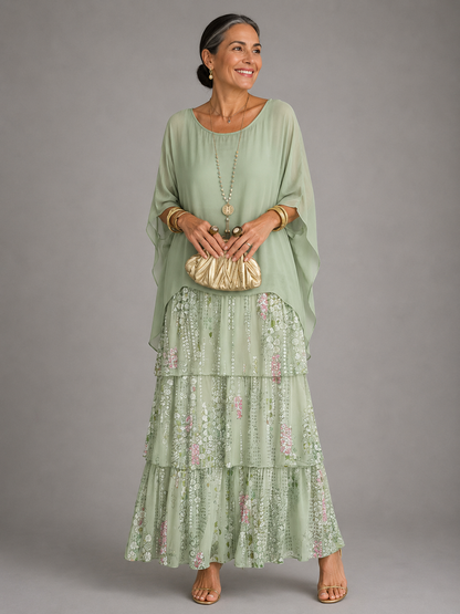 Lara - Elegant Flowing Maxi Dress