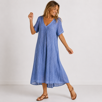 Jade - Robe longue fluide