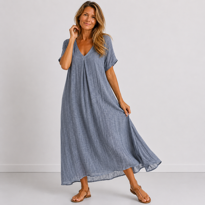 Jade - Robe longue fluide