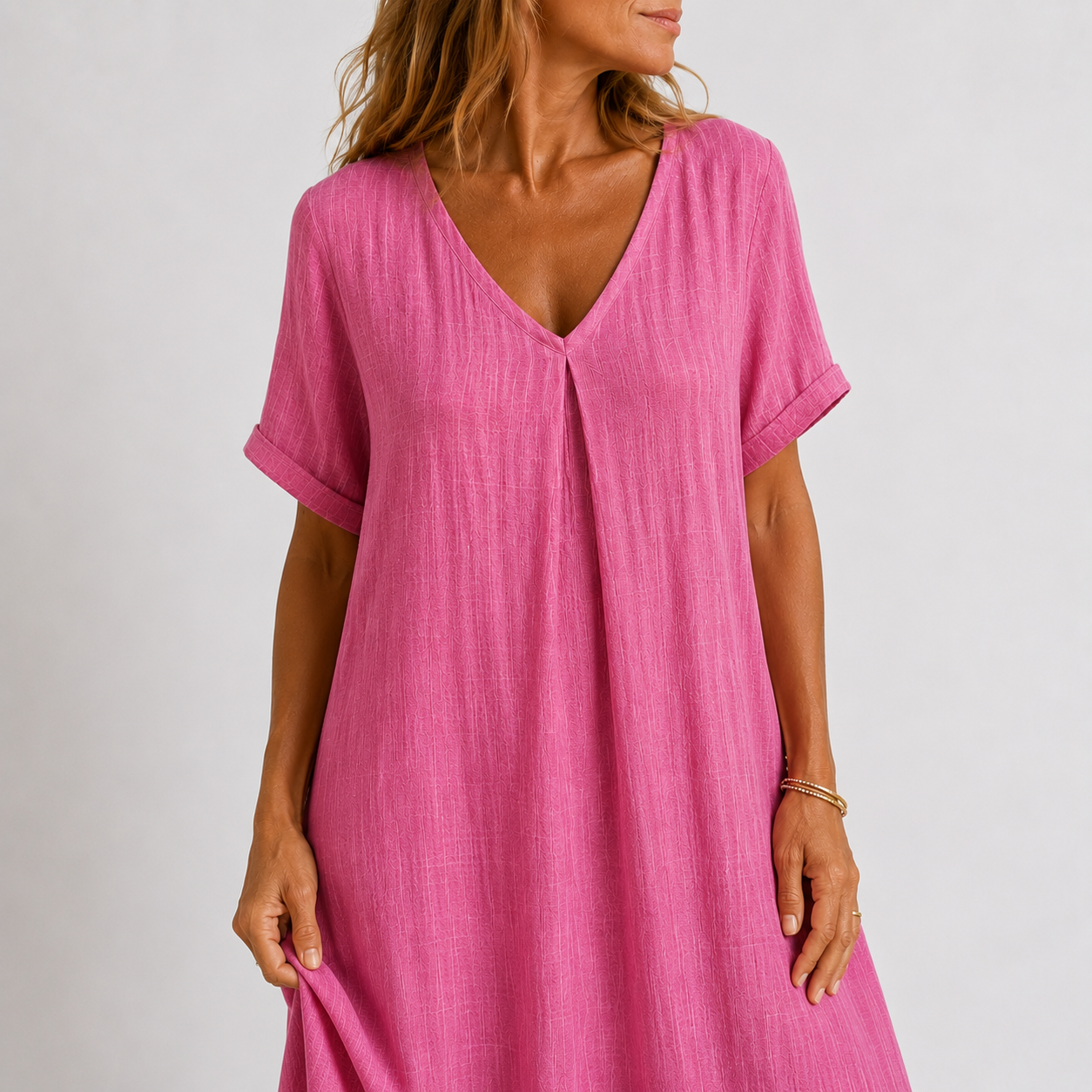 Jade - Robe longue fluide