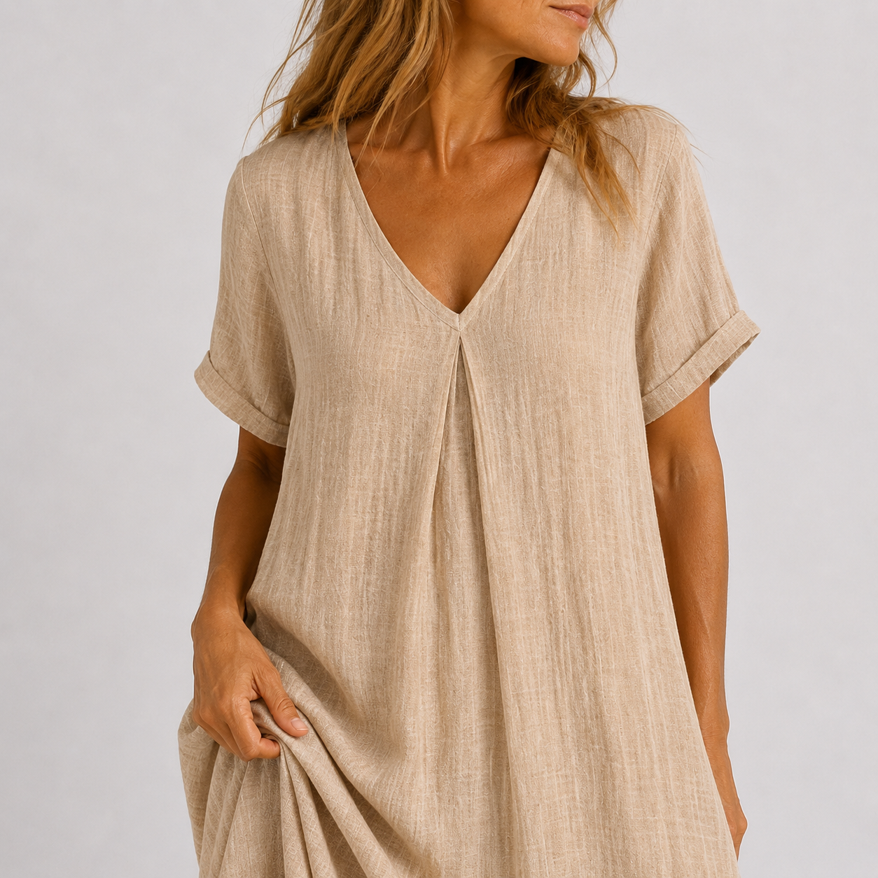 Jade - Robe longue fluide