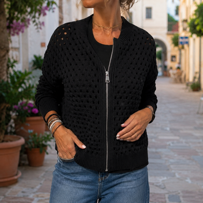 Constance - Cardigan en Maille Haut de Gamme