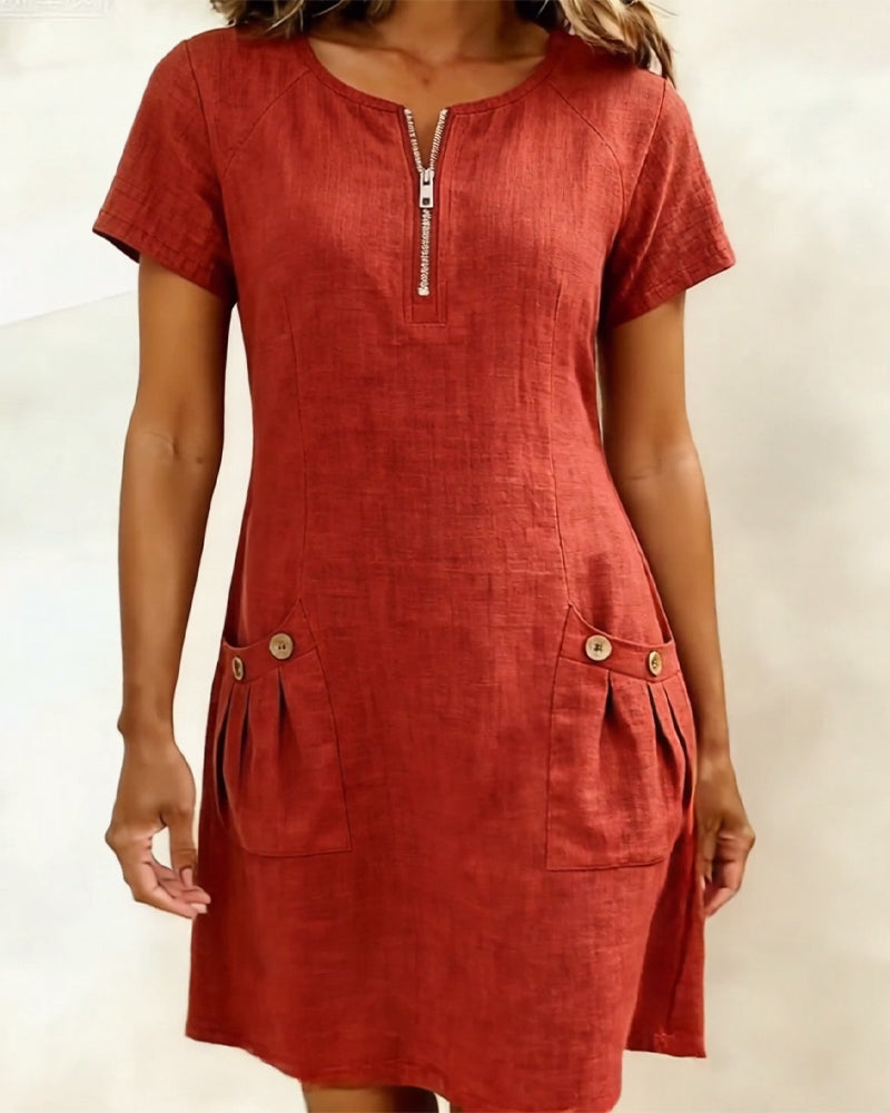 Lina – Elegant Midi Dress