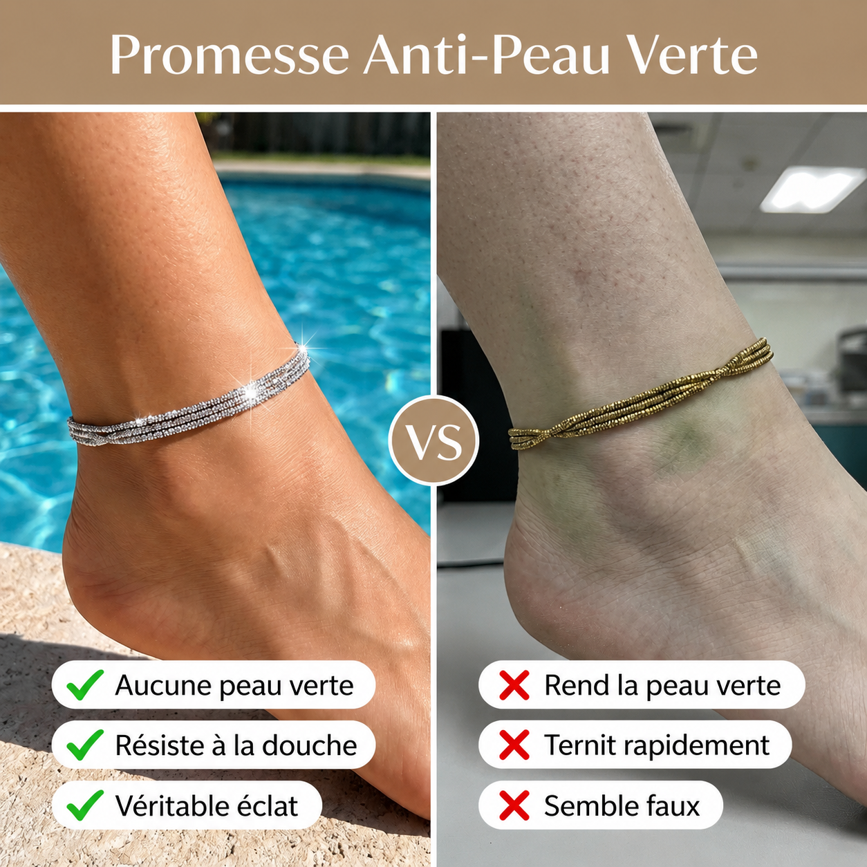 Amora Chaîne de Cheville