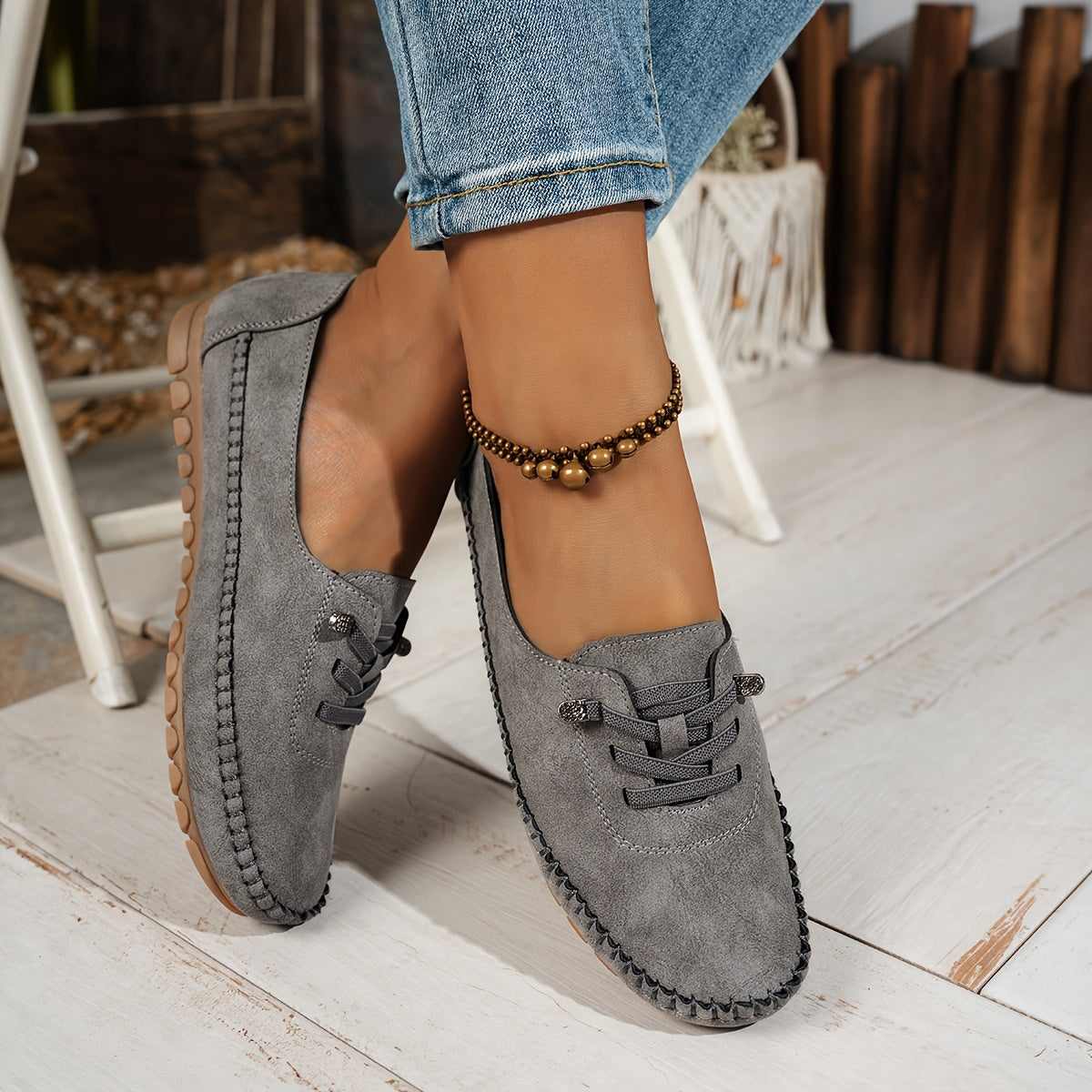 Marion – Mocassins souples à soutien intégral pour pieds sensibles