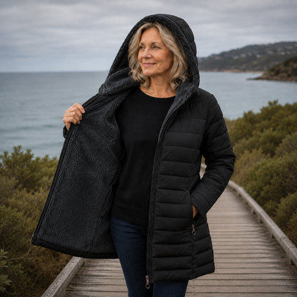 Jami - Quilted A-Line Winter Coat