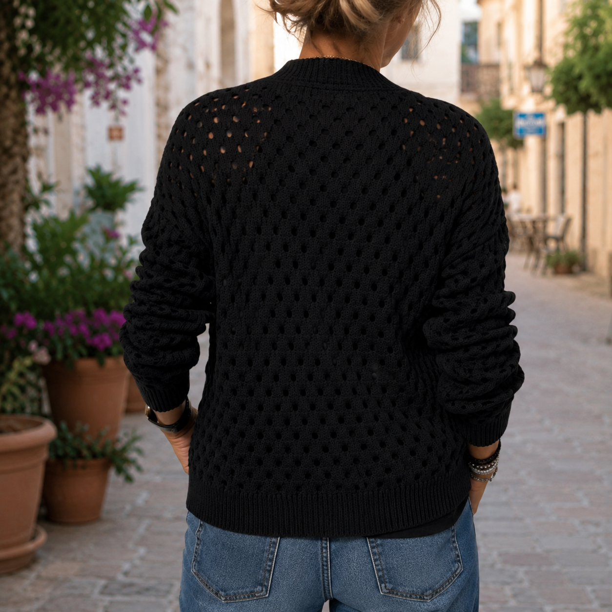 Constance - Cardigan en Maille Haut de Gamme