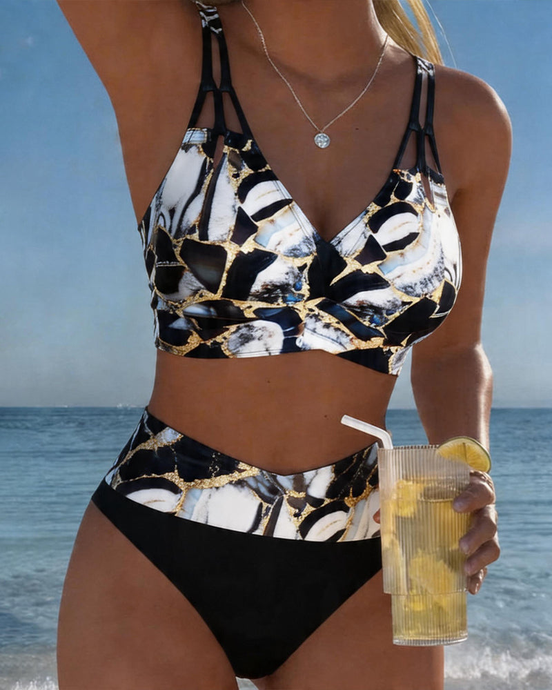 Camille - Bikini Bretelle Découpe Créateur