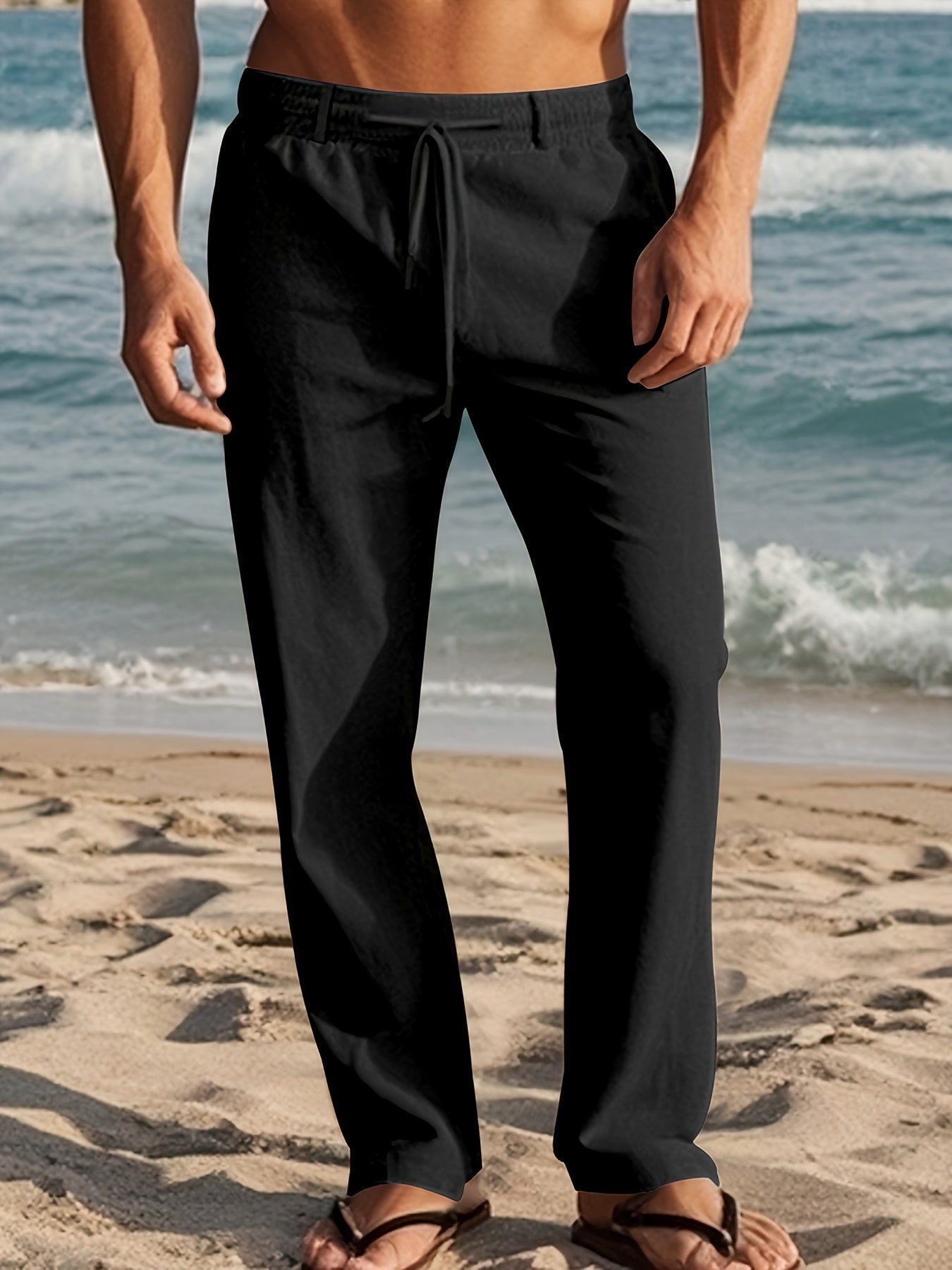 Hugo - Pantalon En Lin Pour Hommes