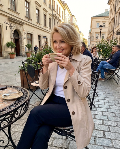 Olivia – Manteau d'été vintage et élégant