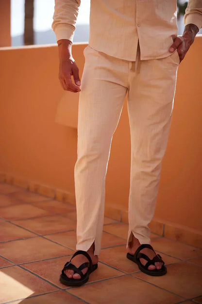 Jean Pierre - Ensemble en lin haut de gamme