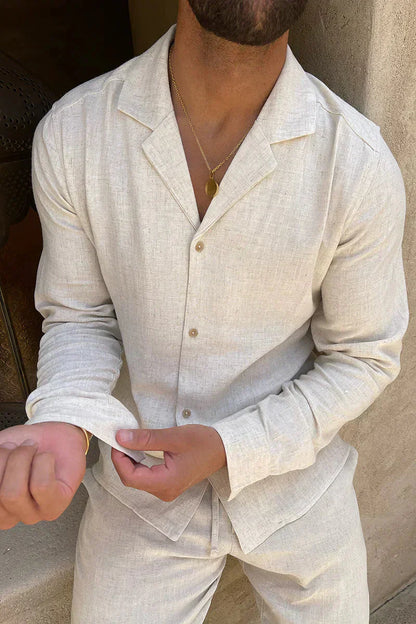Jean Pierre - Ensemble en lin haut de gamme