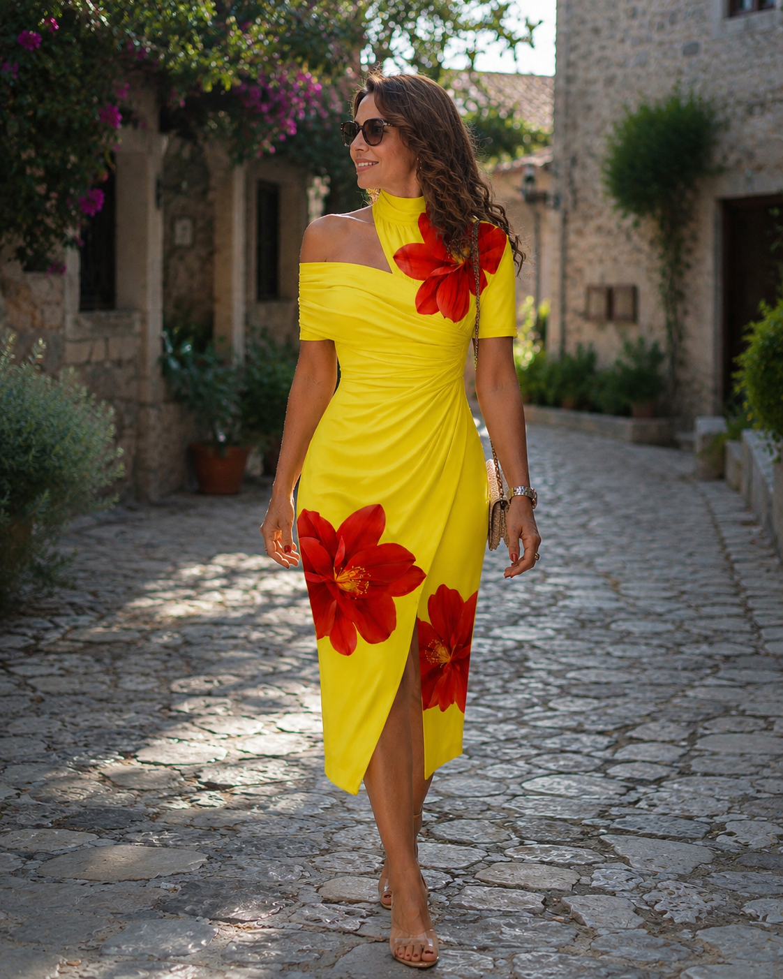 Sorenea - Robe Florale Élégante